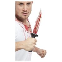 Bleeding Knife with Liquid Fake Blood Costume Accessory Prop