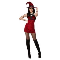 Satanic Witch Red Adult Costume Size: Medium