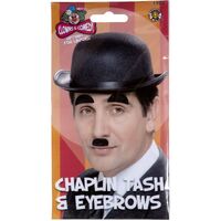 Chaplin Tash and Eyebrows Costume Accessory
