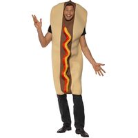 Giant Hot Dog Adult Costume Size: One Size Fits Most