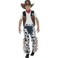 Texan Cowboy Child Costume Size: Large