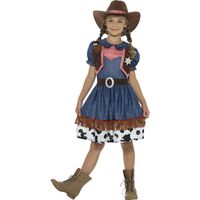 Texan Cowgirl Child Costume Size: Large