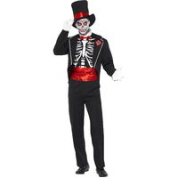 Day of the Dead Adult Costume Size: Medium