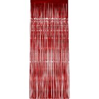 Shimmer Curtain Metallic Red Party Decoration