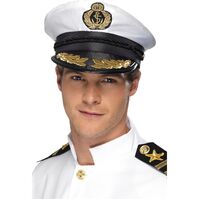 Captain White Hat Costume Accessory