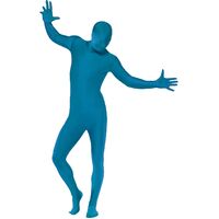 Blue Second Skin Adult Costume Suit Size: Large