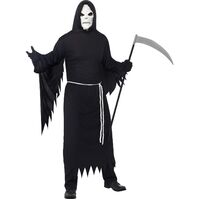 Grim Reaper Adult Costume With Mask Size: Medium