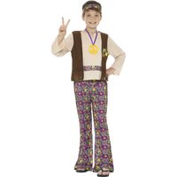 Hippie Boy Child Costume Size: Large