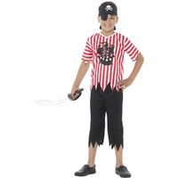 Jolly Pirate Boy Child Costume Size: Large