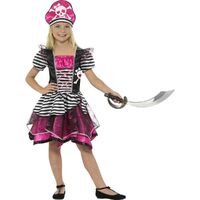 Perfect Pirate Girl Child Costume Size: Medium