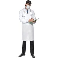 Doctor's White Adult Costume Size: Medium