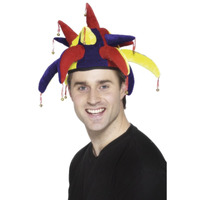 Jester Hat with Bells Novelty Costume Accessory