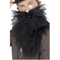 Long Black Beard and Tash Costume Accessory
