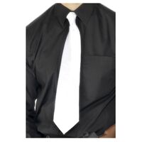 White Gangster Deluxe Tie Costume Accessory