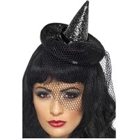 Black Mini Witches Hat