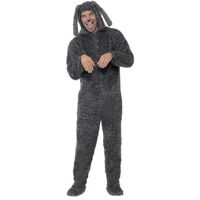 Fluffy Dog Adult Costume Size: Large