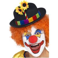 Clown Bowler Hat Costume Accessory