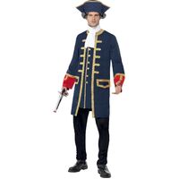 Pirate Commander Adult Costume Size: Large