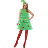 Christmas Tree Tutu Adult Costume Size: Medium