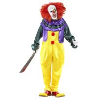 Clown Classic Horror Adult Costume Size: Large