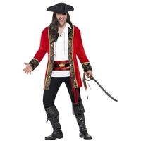 Pirate Captain Adult Costume Size: Large