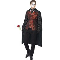 Dark Opera Masquerade Adult Costume Size: Large