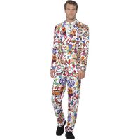 Groovy Adult Stand Out Costume Suit Size: Extra Large
