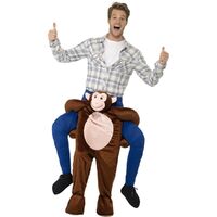 Monkey Piggy Back Adult Costume Size: One Size Fits Most