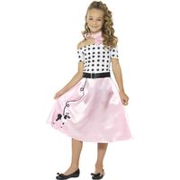 50s Poodle Girl Child Costume Size: Small