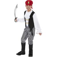Pirate Boy Child Costume Size: Large