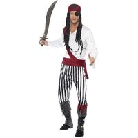 Pirate Man Adult Costume Size: Large