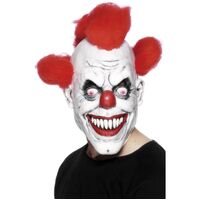 Clown 3/4 Adult Mask Costume Accessory