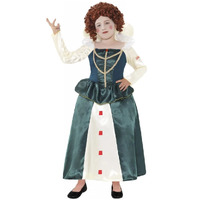 Horrible Histories Elizabeth I Child Costume Size: Medium