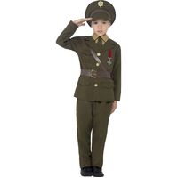 Army Officer Child Costume Size: Large
