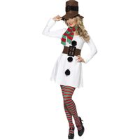 Miss Snowman Adult Costume Size: Large