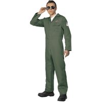 Aviator Green Adult Costume Size: Medium