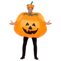 Pumpkin Inflatable Adult Costume Size: One Size Fits Most
