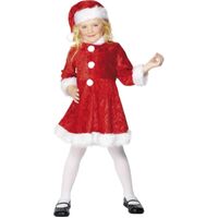 Mini Miss Santa Child Costume Size: Small