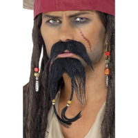 Pirate Facial Hair Set Costume Accessory