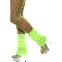 Neon Green Leg Warmers Costume Accessory 