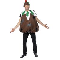 Christmas Pudding Adult Costume Size: One Size Fits Most