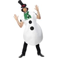Snowman Adult Costume Size: One SIze 