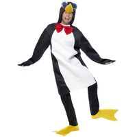 Penguin Bodysuit Adult Costume Size: One Size Fits Most