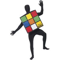 Rubik's Cube Unisex Adult Costume Size: One Size Fits Most