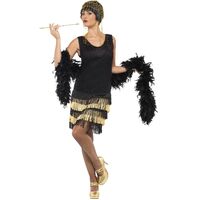 Fringed Flapper Adult Costume Size: Small