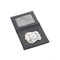 Police Badge In Wallet Costume Accessory
