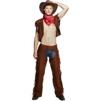 Ride EM High Cowboy Waistcoat Male Adult Fever Costume Size: Medium