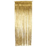 Shimmer Curtain Metallic Gold Party Decoration