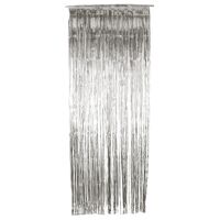 Shimmer Curtain Metallic Silver Party Decoration