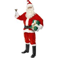 Santa Adult Deluxe Costume Size: Medium